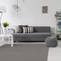 Skid-Resistant Area Rug Gray