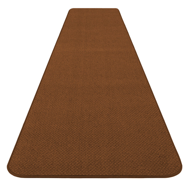 Skid-Resistant Carpet Runner Toffee Brown