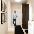 Skid-Resistant Carpet Runner Black