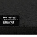 Skid-Resistant Carpet Runner Black