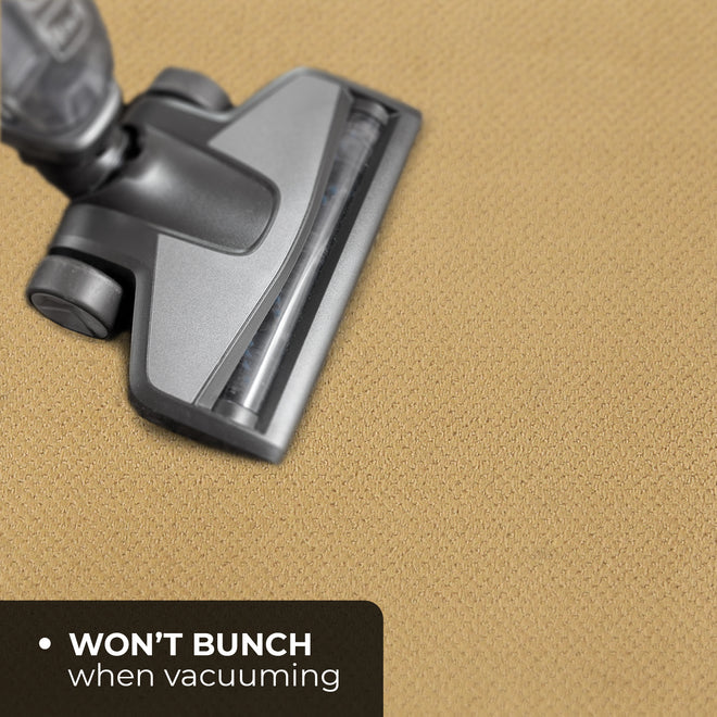 Skid-Resistant Carpet Runner Camel Tan