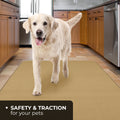 Skid-Resistant Carpet Runner Camel Tan