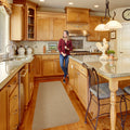 Skid-Resistant Carpet Runner Pebble Beige