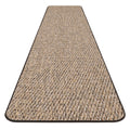 Skid-Resistant Carpet Runner Black Ripple