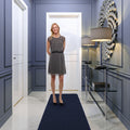 Skid-Resistant Carpet Runner Navy Blue
