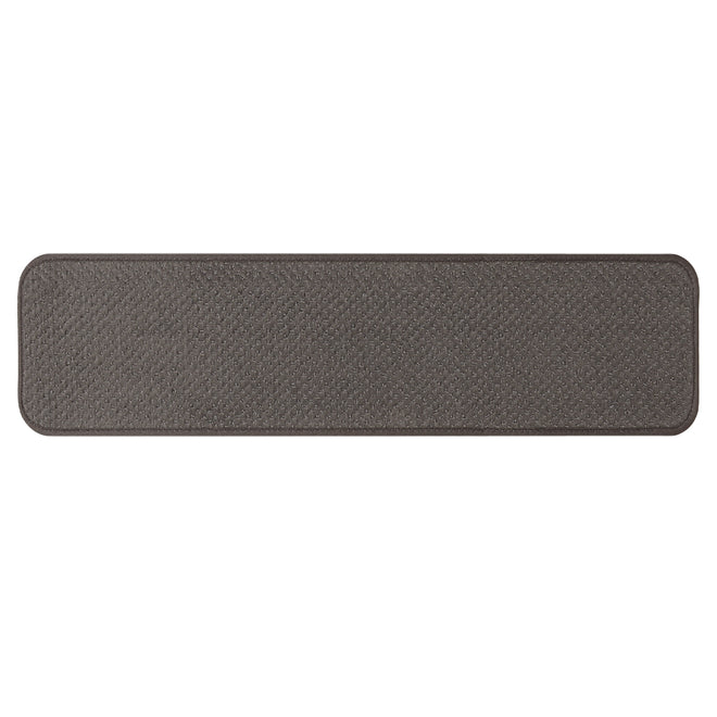 Skid-Resistant Carpet Stair Treads Gray