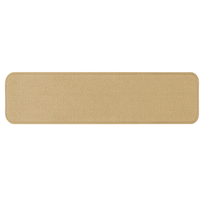 Skid-Resistant Carpet Stair Treads Camel Tan