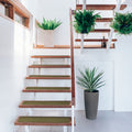 Skid-Resistant Carpet Stair Treads Olive Green
