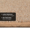 Skid-Resistant Carpet Stair Treads Pebble Beige