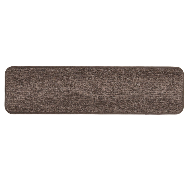 Skid-Resistant Carpet Stair Treads Pebble Gray