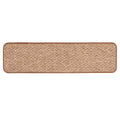 Skid-Resistant Carpet Stair Treads Praline Brown