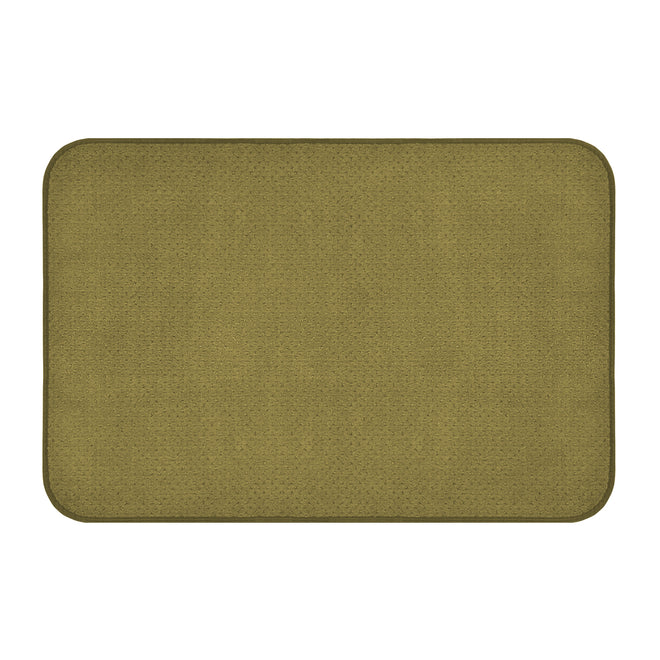 Skid-Resistant Area Rug Olive Green
