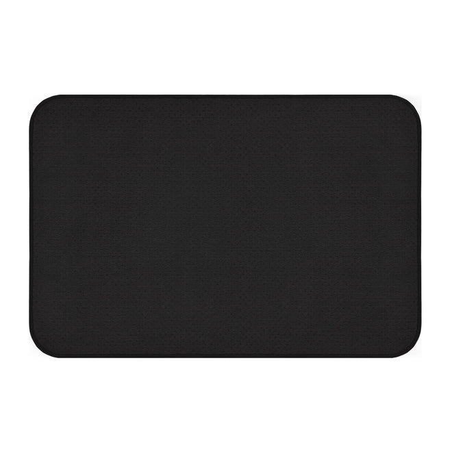 Skid-Resistant Area Rug Black