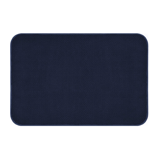 Skid-Resistant Area Rug Navy Blue