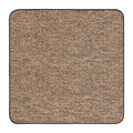 Skid-Resistant Area Rug Black Ripple