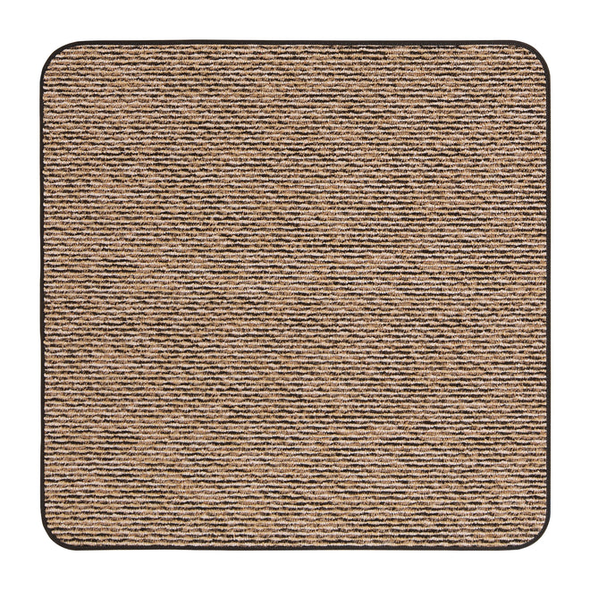 Skid-Resistant Area Rug Black Ripple