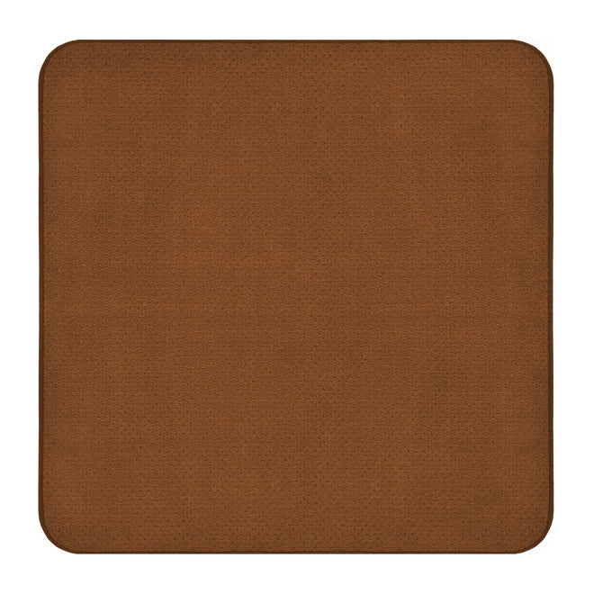 Skid-Resistant Area Rug Toffee Brown