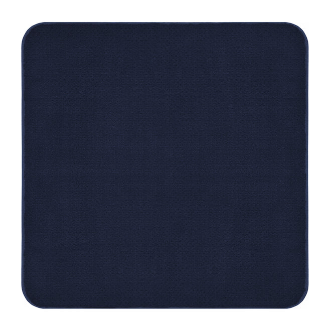 Skid-Resistant Area Rug Navy Blue