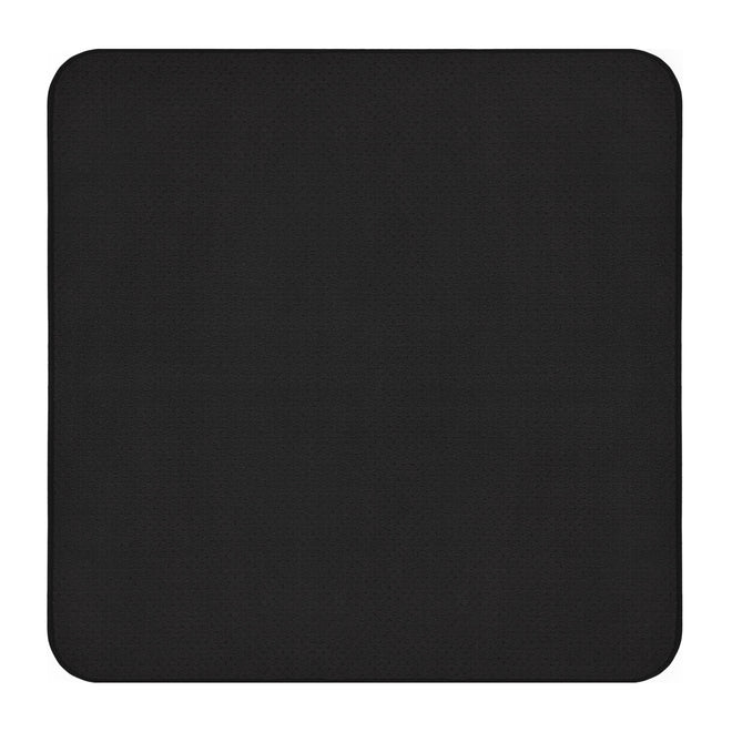 Skid-Resistant Area Rug Black