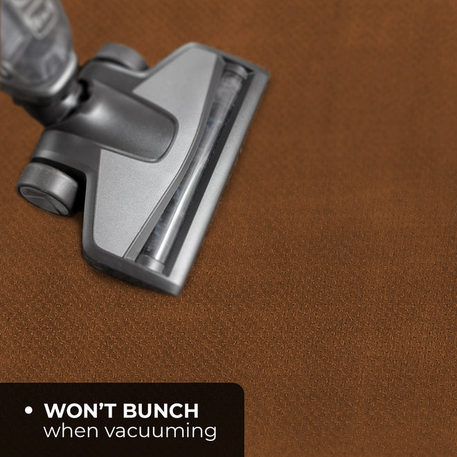 Skid-Resistant Area Rug Toffee Brown