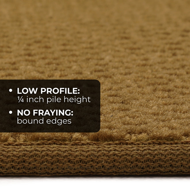 Skid-Resistant Area Rug Bronze Gold