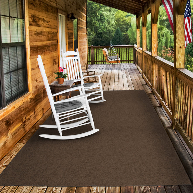 Outdoor Carpet Dark Brown
