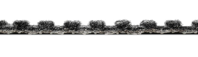 Heavy-Duty Ribbed Indoor Outdoor Carpet Charcoal Black
