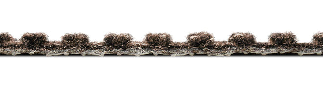 Heavy-Duty Ribbed Indoor Outdoor Carpet Tuscan Brown