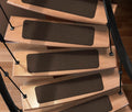 Attachable Carpet Stair Treads Chocolate Brown