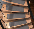 Attachable Carpet Stair Treads Gray