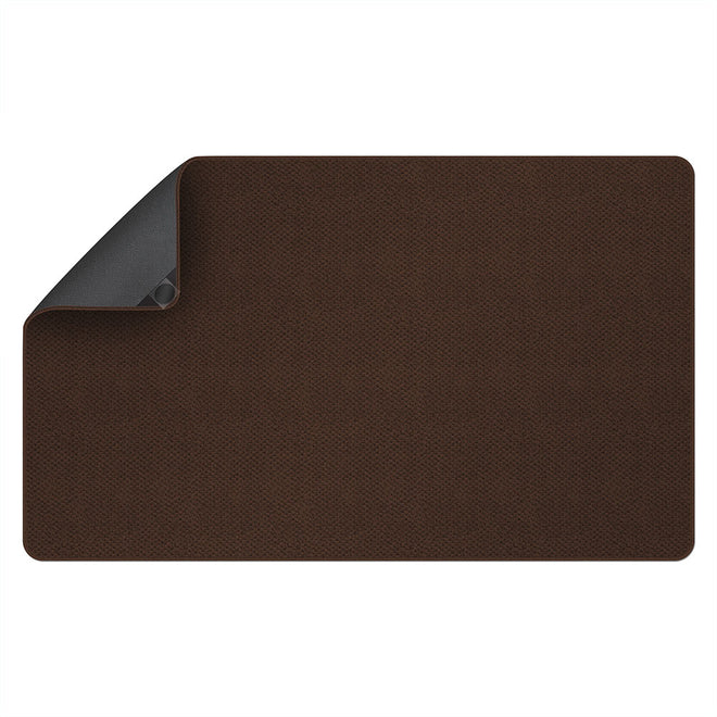 Attachable Rug for Stair Landings Chocolate Brown