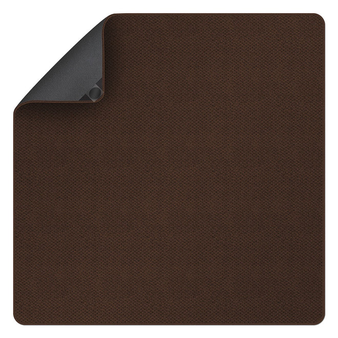 Attachable Rug for Stair Landings Chocolate Brown