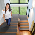 Attachable Rug for Stair Landings Gray