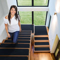 Attachable Rug for Stair Landings Navy Blue