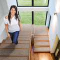 Attachable Rug for Stair Landings Pebble Beige