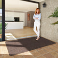 Skid-Resistant Heavy-Duty Door Mat Tuscan Brown