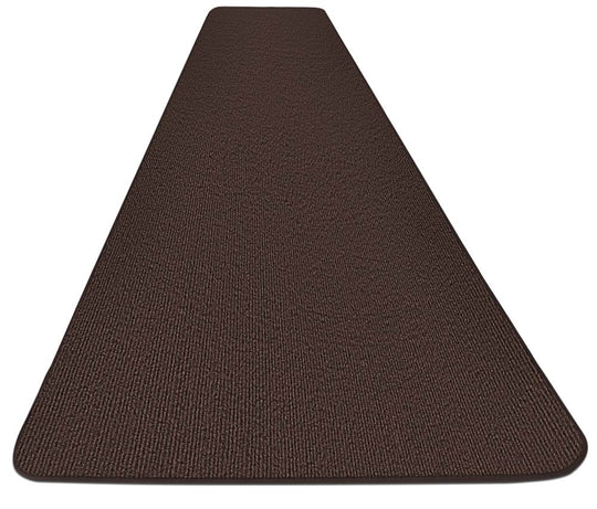 Outdoor Carpet Runner Dark Brown