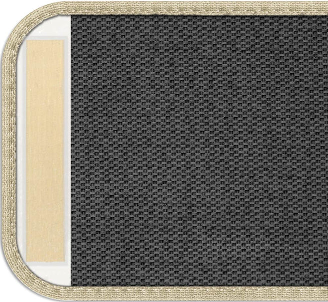 Adhesive Carpet Stair Treads Ivory Cream