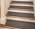 Adhesive Carpet Stair Treads Pebble Gray