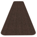 Indoor Outdoor Double-Ribbed Carpet Runner with Skid-Resistant Rubber Backing Bittersweet Brown