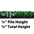 Outdoor Artificial Turf with Marine Backing – Garden Green – Spectrum Series .25 Inch Pile Height