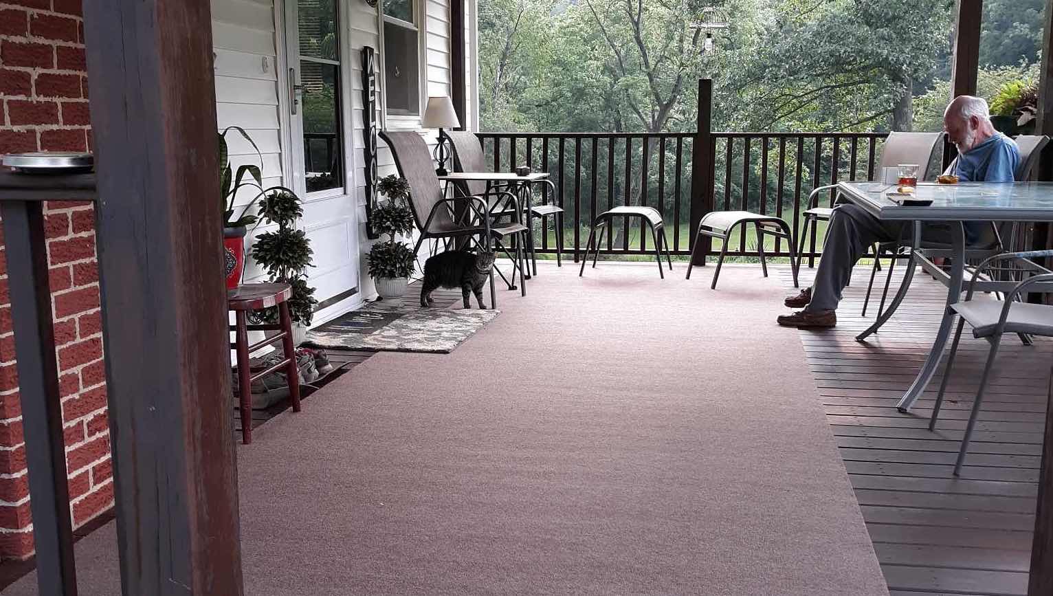 Bittersweet Brown Outdoor Carpet UV Protected and Durable