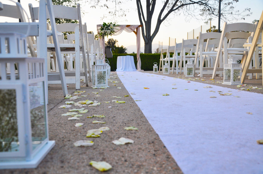 Creating a Magical Pathway: Aisle Runner for Outdoor Wedding Ceremonies