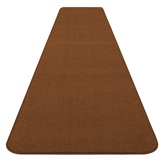 Skid-Resistant Carpet Runner Laurel Lane – Espresso Brown & Golden Cream