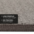 Skid-Resistant Carpet Runner Gray