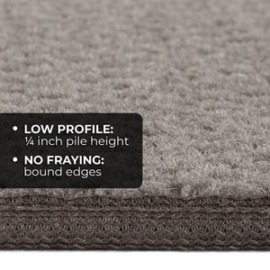 Gray Skid-Resistant Carpet Runners Durable | House Home & More