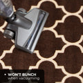 Skid-Resistant Carpet Runner Moroccan Trellis Lattice – Coffee Brown & Vanilla Cream