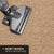 Skid-Resistant Carpet Indoor Area Rug Floor Mat Laurel Lane Espresso Brown & Golden Cream 2 Feet X 3 Feet