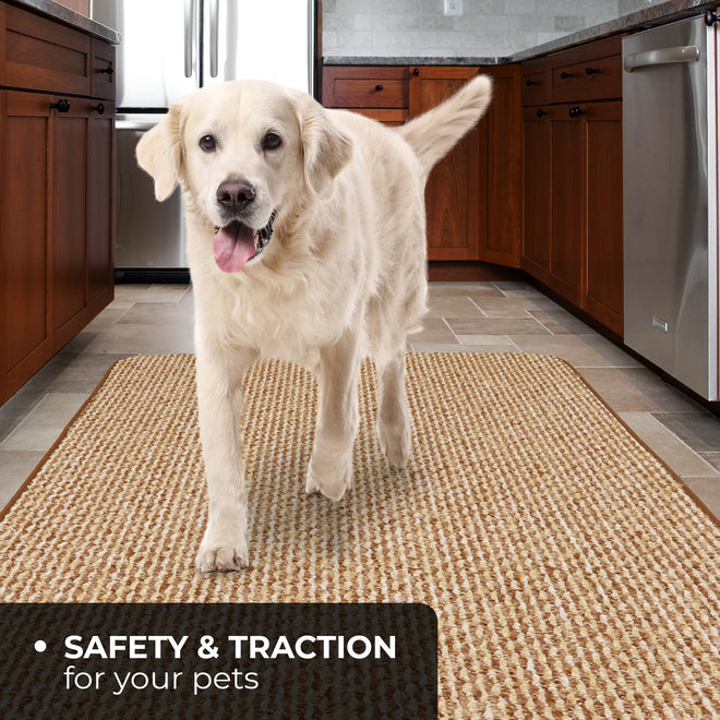 Long Narrow Dog Kitchen Runner Mat Washable Anti Slip Pet Hallway