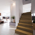 Skid-Resistant Carpet Stair Treads Bronze Gold